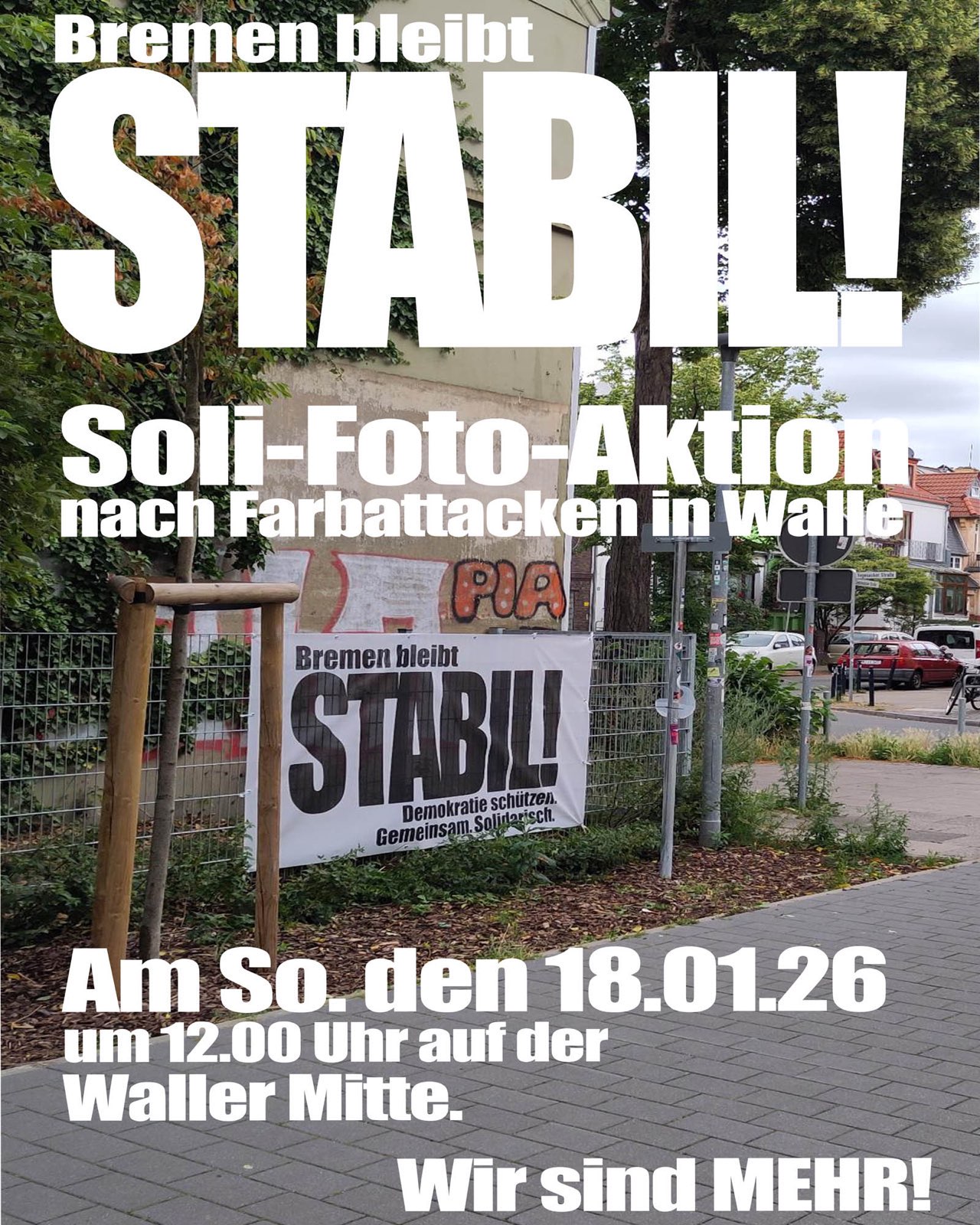 Soli-Foto-Aufruf Waller Mitte